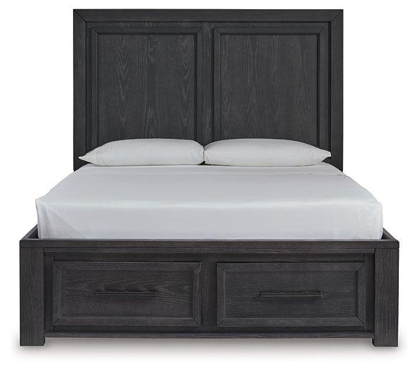 Foyland Panel Storage Bed