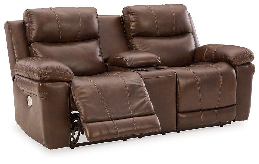 Edmar Power Reclining Loveseat with Console