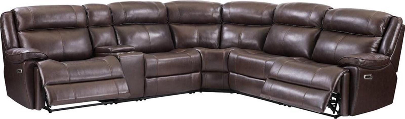 Parker House Furniture Eclipse Power Left Arm Facing Recliner in Florence Brown