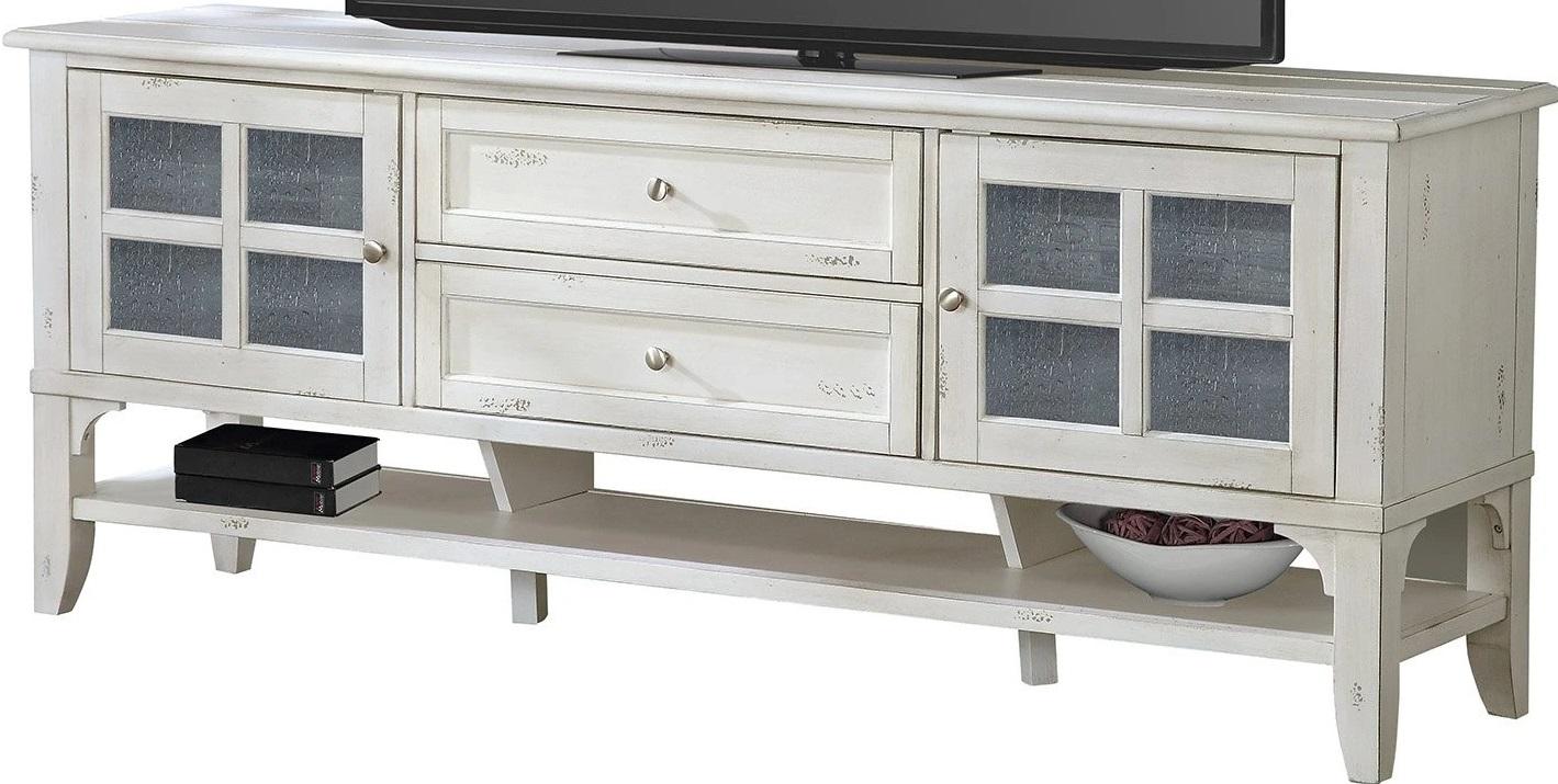 Parker House Hilton 76 in. TV Console in Vintage Antique Storm image