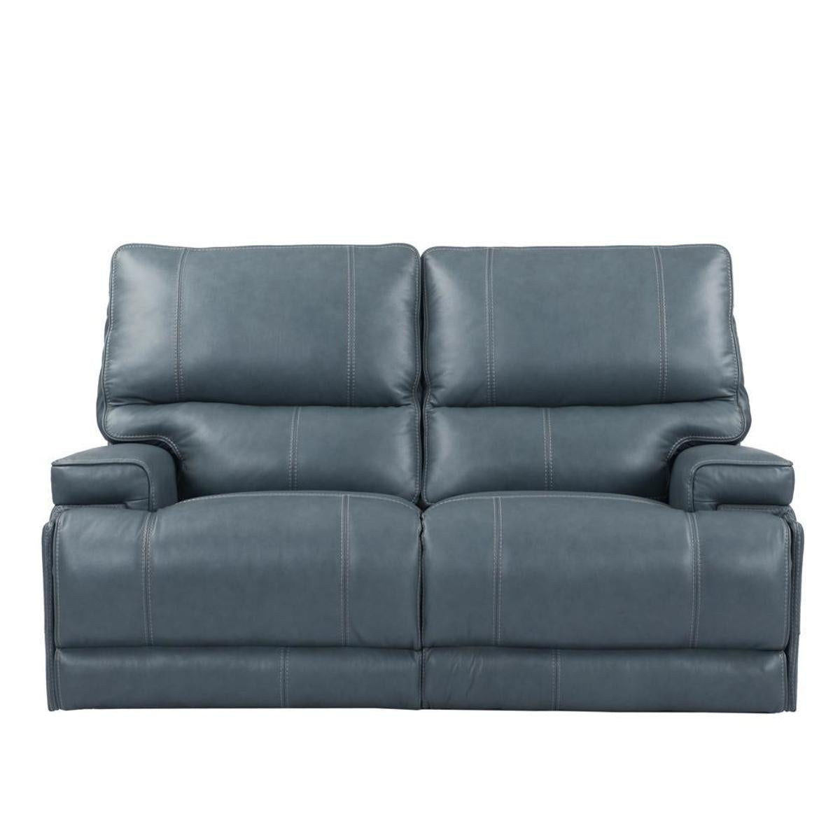 Parker House Whitman Power Cordless Loveseat in Verona Azure